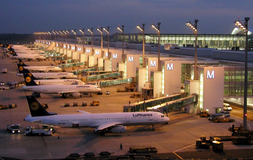 Munich Airport (MUC) is an important hub for Lufthansa after Frankfurt.
