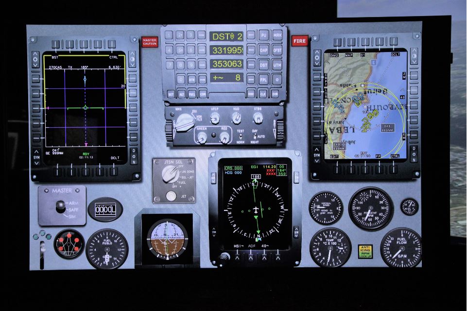 Avionic upgrade simulator