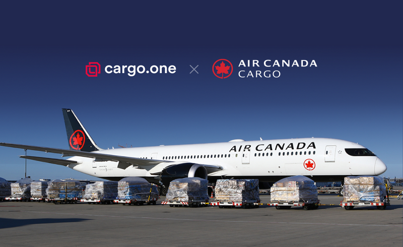 cargo.one to welcome Air Canada Cargo as its first North American carrier