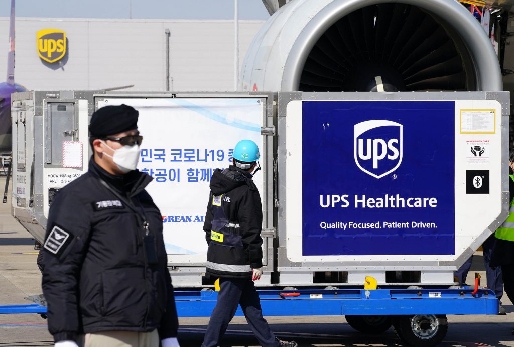 UPS delivers first Pfizer-BioNTech COVID-19 vaccines to South Korea