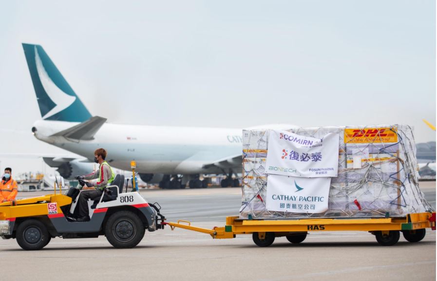 Cathay Pacific Cargo adds capacity for pharma deliveries between Hong Kong and Brussels