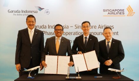 Garuda Indonesia and Singapore Airlines strengthen commercial partnership