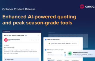 cargo.one unveils enhanced AI quoting and operational control tools to help freight forwarders handle peak season volume