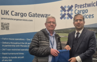 Glasgow Prestwick Airport showcases cool chain investment to Indian consul general