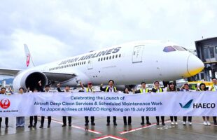 HAECO extends line maintenance contract with Japan Airlines in Hong Kong